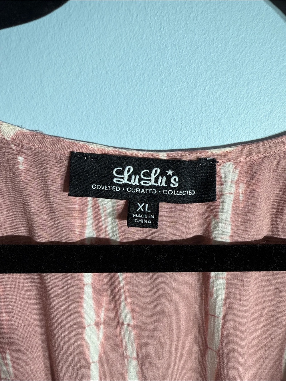 Lulus Walking on Air Mauve Pink Tie-Dye Belted Romper Size XL – NWT - Picture 7 of 11
